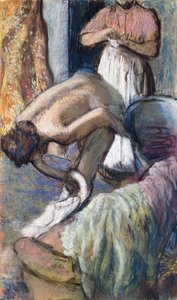 Banyodan Sonra Kahvaltı by Edgar Degas