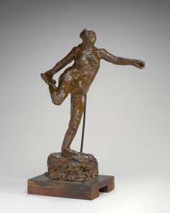 Sağ Ayağını Sağ Eliyle Tutan Dansçı by Edgar Degas