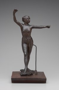 Sağ Ayağı Önde Dansa Hazır Dansçı, 1882-95 (mum ve karışık teknik)