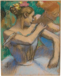 Omzunu ayarlayan dansçı, c.1896-99 by Edgar Degas