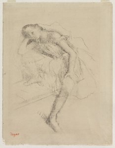 Dinlenme Dansçısı by Edgar Degas