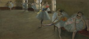 Sınıftaki Dansçılar, 1880 dolayları by Edgar Degas