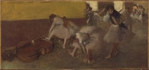 Yeşil Odadaki Dansçılar, 1879 dolayları by Edgar Degas