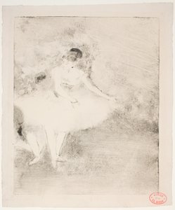 Sahnede dans etmek by Edgar Degas