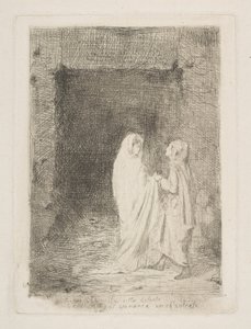 Dante ve Virgil, 1857. by Edgar Degas