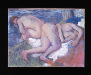 İki Kadın Banyoda İki Kadın Banyoda, c. 1895. by Edgar Degas