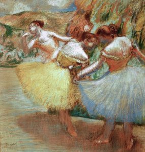 üç dansçı by Edgar Degas