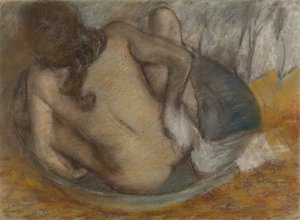 Küvetteki Kadın by Edgar Degas