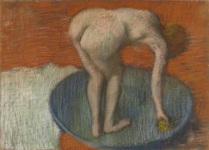 Küvetteki Kadın by Edgar Degas