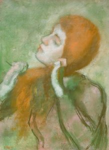kadın penye by Edgar Degas