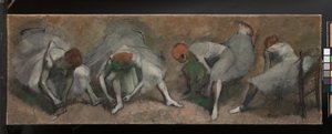 Dansçıların Frizi, c.1895 by Edgar Degas