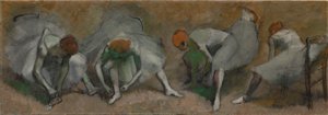 Dansçılar Frizi, c. 1895. by Edgar Degas