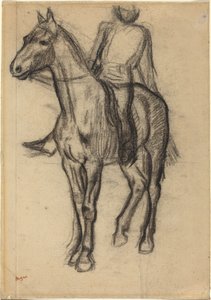At ve Binici, c. 1878. by Edgar Degas