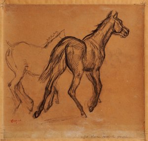 Atlar, c.1882 by Edgar Degas