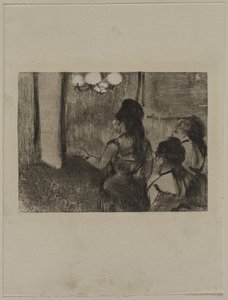 Salonda, c. 1880'ler. by Edgar Degas