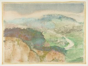 Manzara, 1892. by Edgar Degas