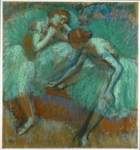 Büyük Yeşil Dansçılar by Edgar Degas