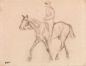atlı adam by Edgar Degas