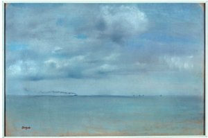 Edgar Degas (1834-1917) 1869 Sun tarafından güderi üzerine Marine Pastel boyama. 0,31x0,46 m Paris, Orsay Müzesi by Edgar Degas