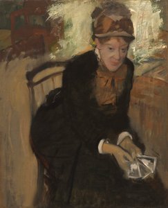 Mary Cassatt, c. 1880-1884. by Edgar Degas