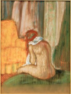 sen arkana yaslan by Edgar Degas