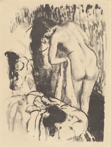 Çıplak Kadın Ayakta, Kendini Kurutuyor (Femme nue debout, a sa toilette), c.1890