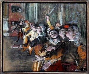 Edgar Degas (1834-1917) 1877 Sun tarafından monotip üzerine pastel ekstralar veya korolar. 0,27x0,32 m Paris, Orsay Müzesi by Edgar Degas