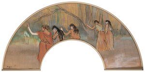Opera figürleri, c.1880 by Edgar Degas
