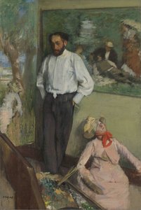 Henri Michel-Lévy'nin 1844-1914 portresi, yaklaşık 1878. by Edgar Degas