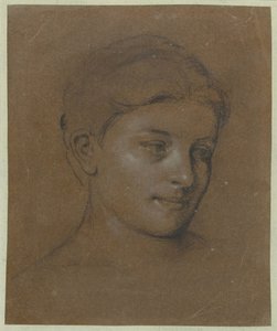 bir kadın portresi by Edgar Degas