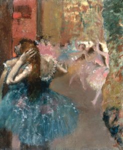 bale sahnesi by Edgar Degas