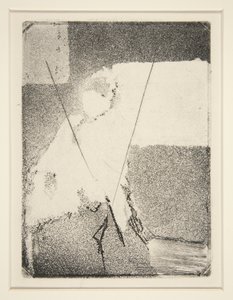 Bone ve Şallı Oturan Kadın, 1879 dolayları (gravür ve aquatint) by Edgar Degas