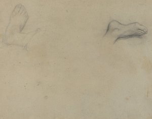 Ayak Çalışmaları [verso], 1855. by Edgar Degas