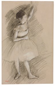 Bir Dansçının Çalışması by Edgar Degas