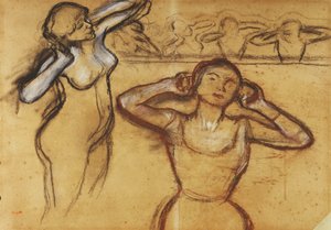 Dansçı Çalışması; dansçı Çalışması, by Edgar Degas