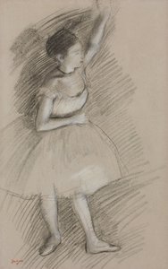 Dansçı Çalışması; Bir Dansçının İncelenmesi, 1873-1874 by Edgar Degas