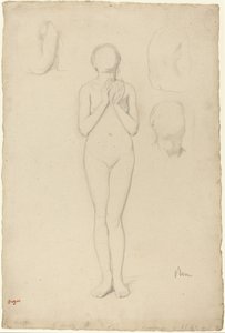Çıplak Kadın Çalışması by Edgar Degas
