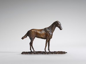 Mustang çalışması, orijinal mum 1860