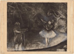 Bale Ustası, c. 1876. by Edgar Degas