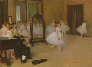 Dans Sınıfı, 1871 dolayları (tuval üzerine yağlı boya) by Edgar Degas