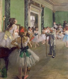 Dans Sınıfı, 1873-76 dolayları (tuval üzerine yağlı boya) by Edgar Degas