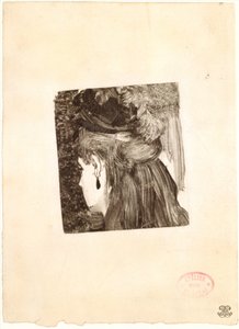 Jet Küpe, 1876-77. by Edgar Degas