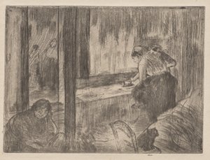 Çamaşırcılar by Edgar Degas