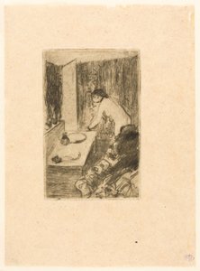 Küçük Giyinme Odası by Edgar Degas