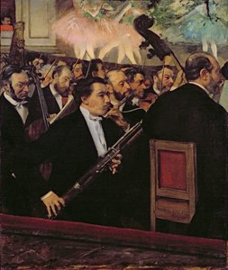 Opera Orkestrası, 1870 dolayları (tuval üzerine yağlı boya) by Edgar Degas