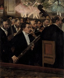 Operadaki Orkestra, c. 1870 by Edgar Degas