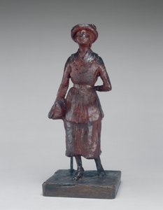 Sokakta Yürüyen Kız Öğrenci Kadın, c. 18801881. by Edgar Degas