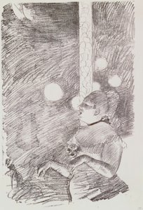 Köpeğin Şarkısı, 1876-77 by Edgar Degas