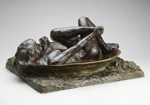 Küvet, modellenen 1889, 191921. by Edgar Degas