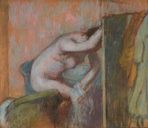 Tuvaletten Sonra Tuvalet, 1888 dolayları (karton üzerine pastel) by Edgar Degas